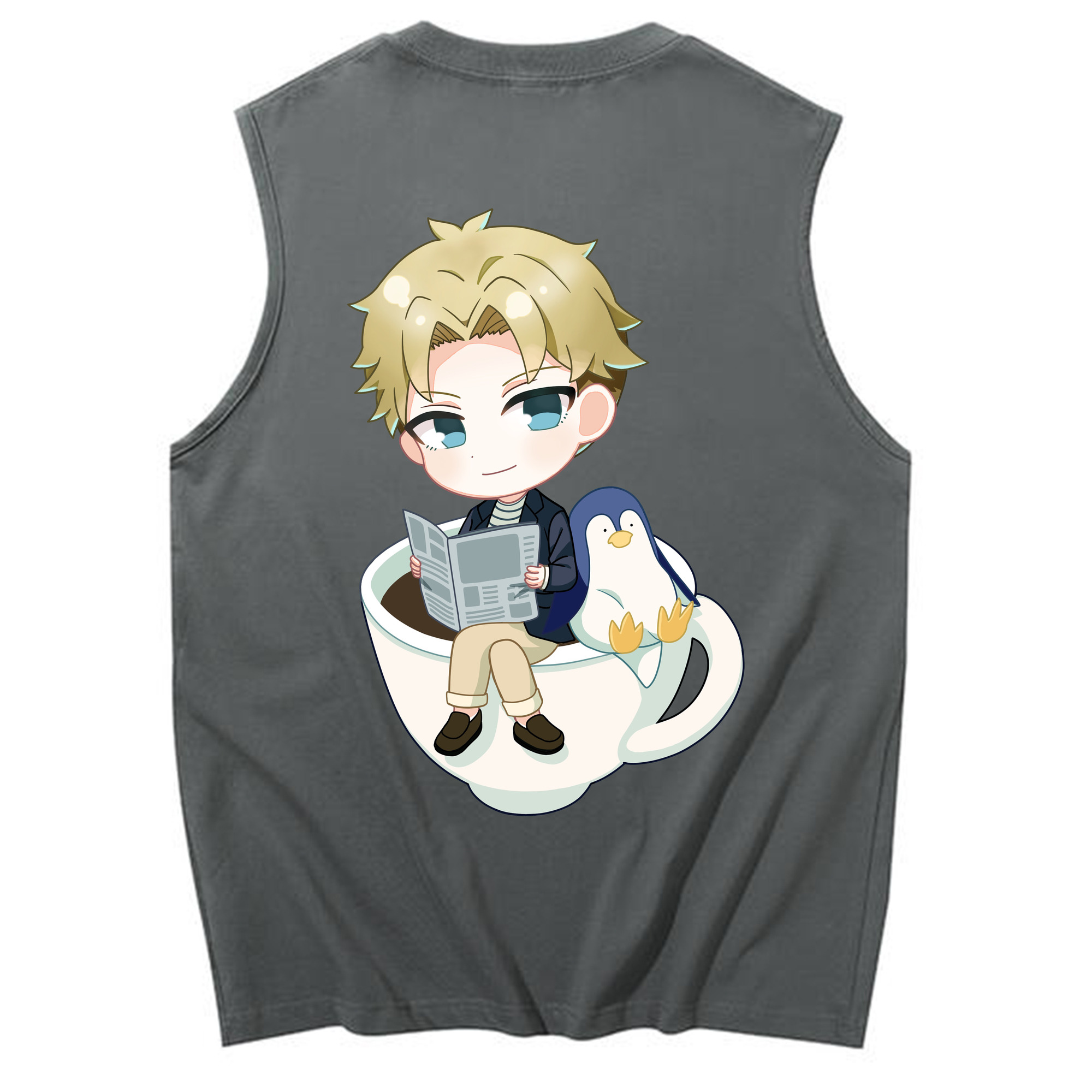 （画像用） SPY×FAMILY间谍家家酒 コットン100％タンクトップ（背面プリント）